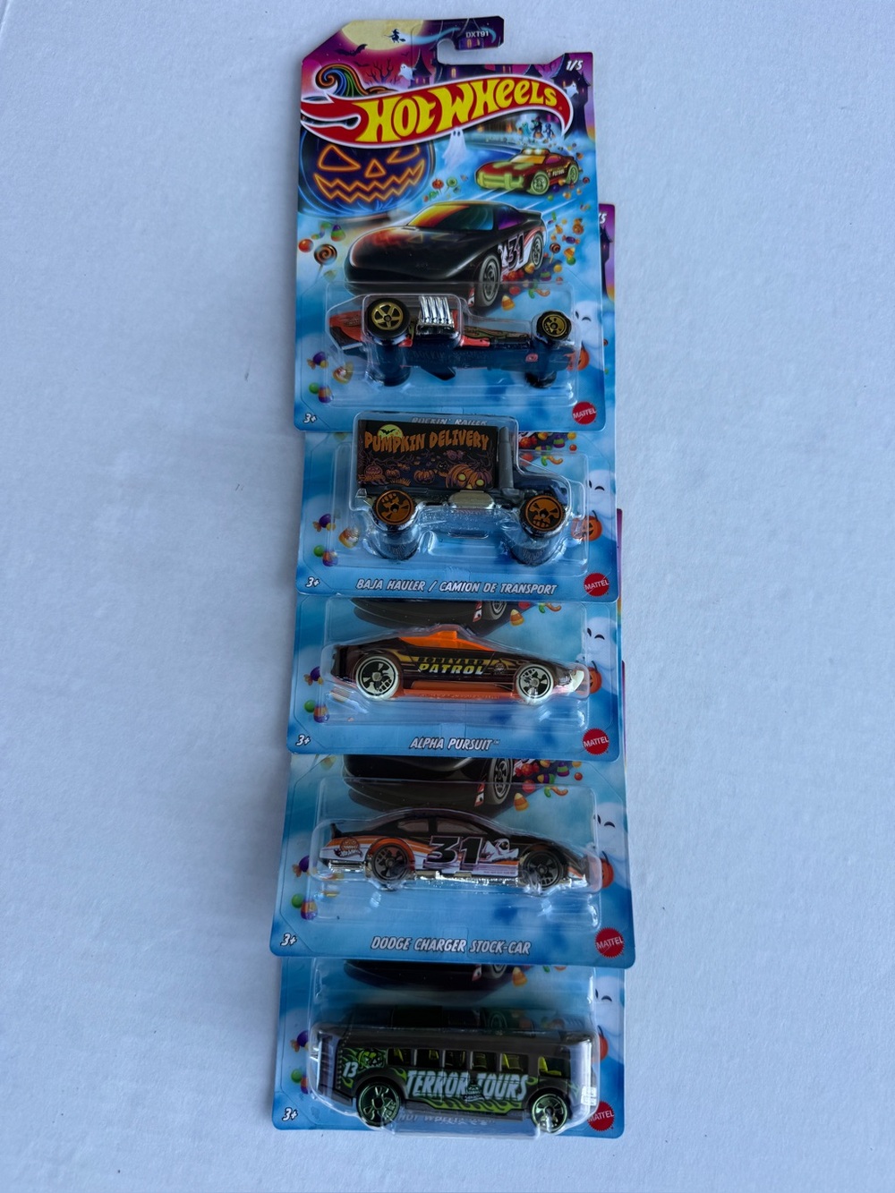 Halloween Hot Wheels 5-pack. NEW